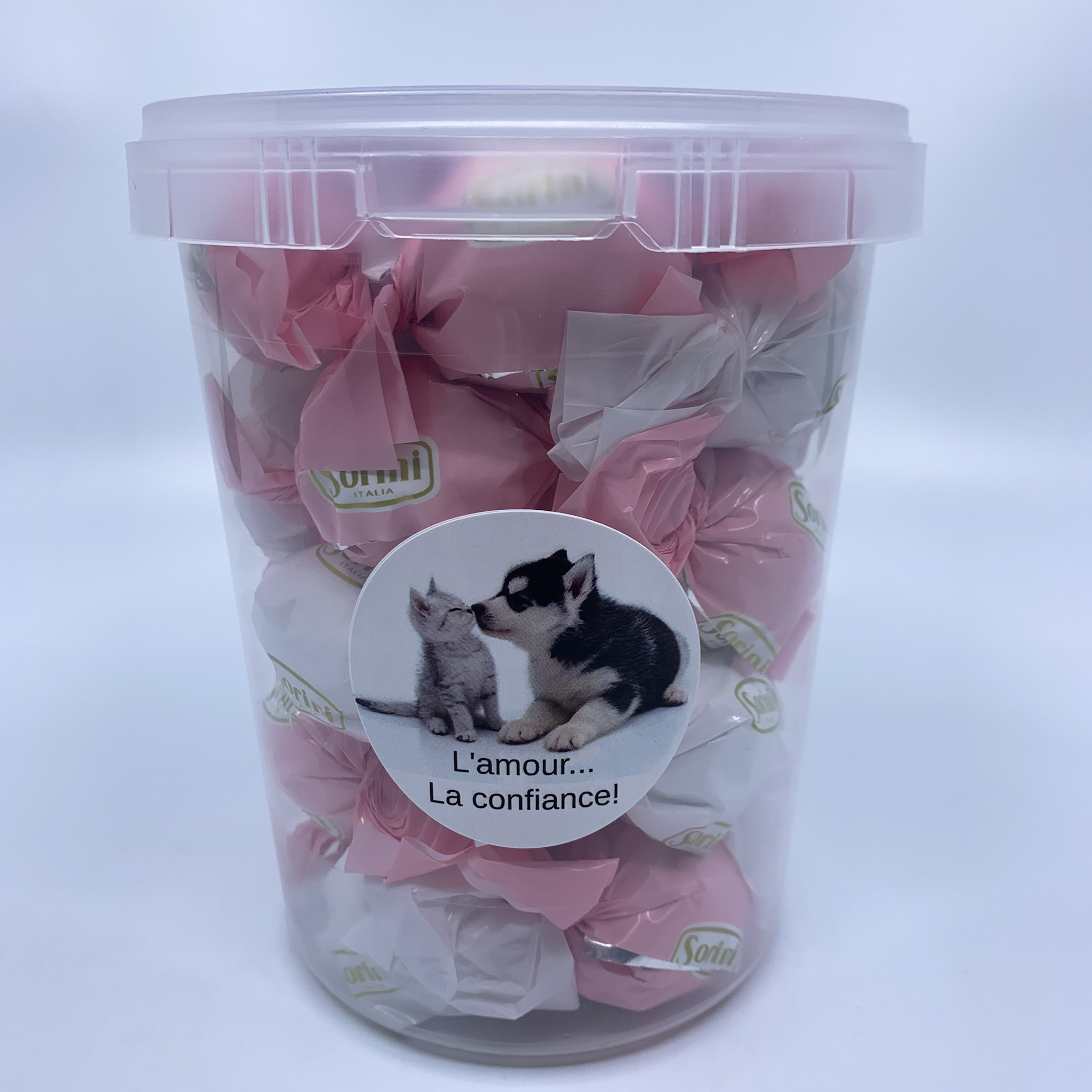 Personnalized chocolate bucket